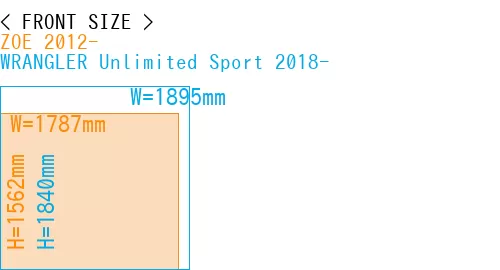 #ZOE 2012- + WRANGLER Unlimited Sport 2018-